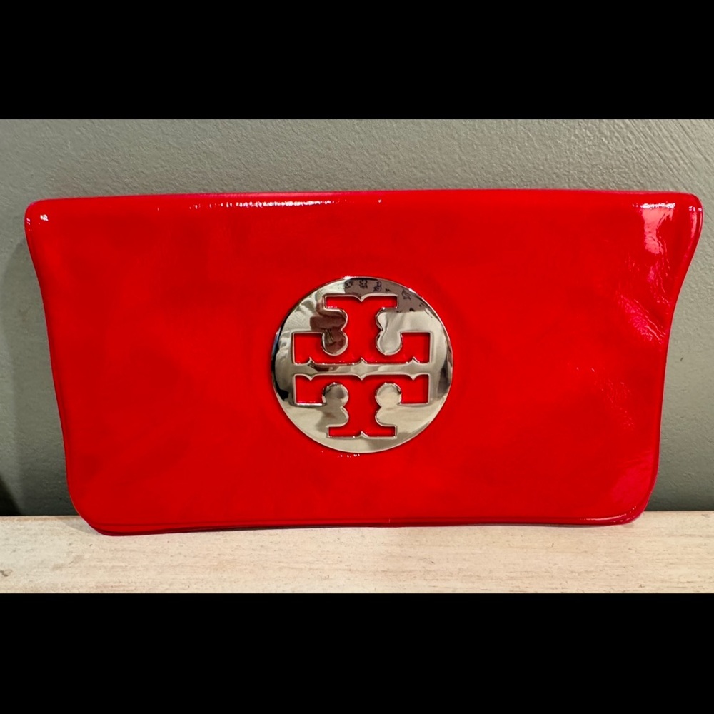 Tory Burch Red Clutch